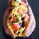 Chili-Stuffed Sweet Potato