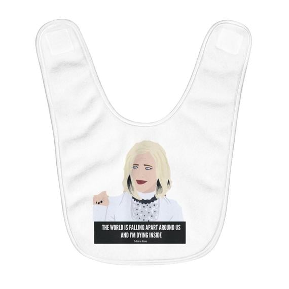 Moira Rose Schitt's Creek Fleece Baby Bib