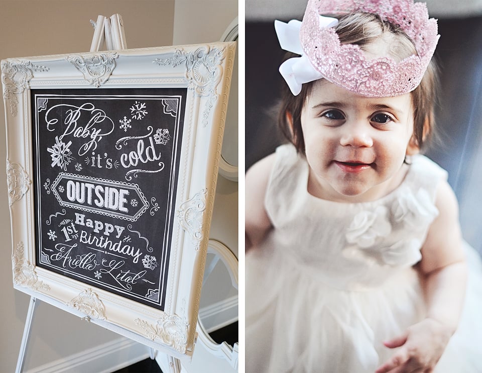 Winter Wonderland First Birthday Party Popsugar Family