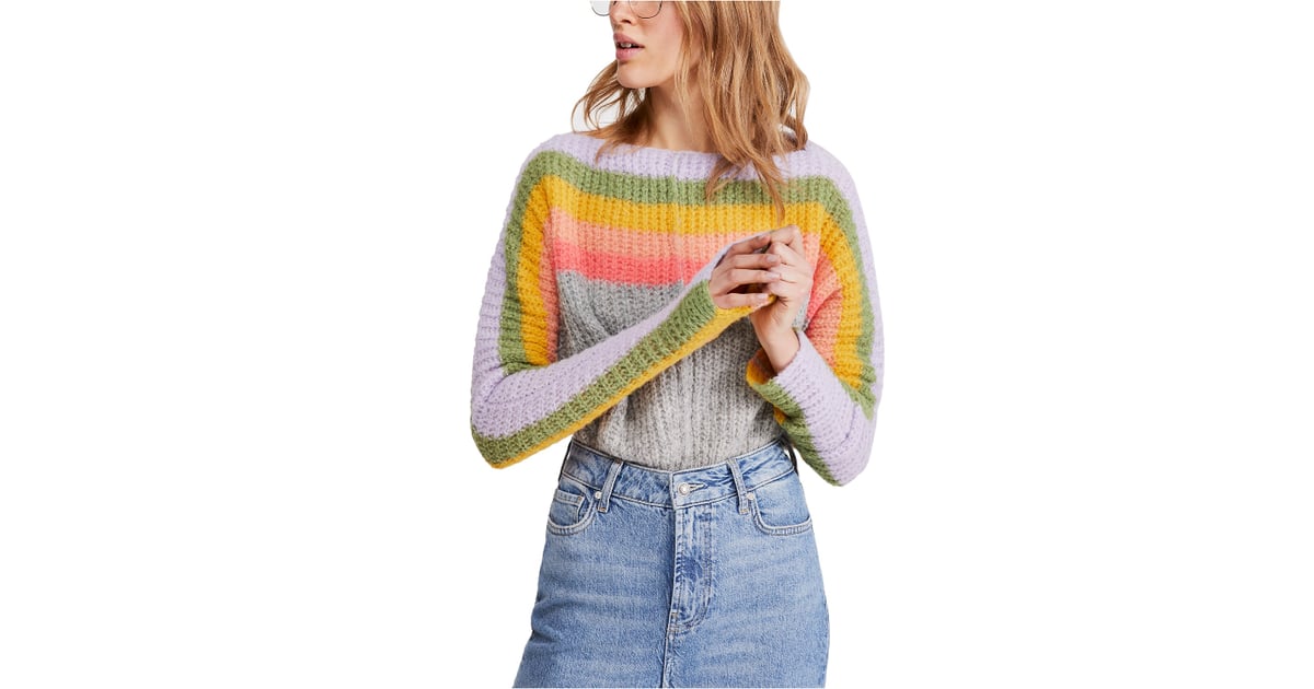 Free People See the Rainbow Sweater 