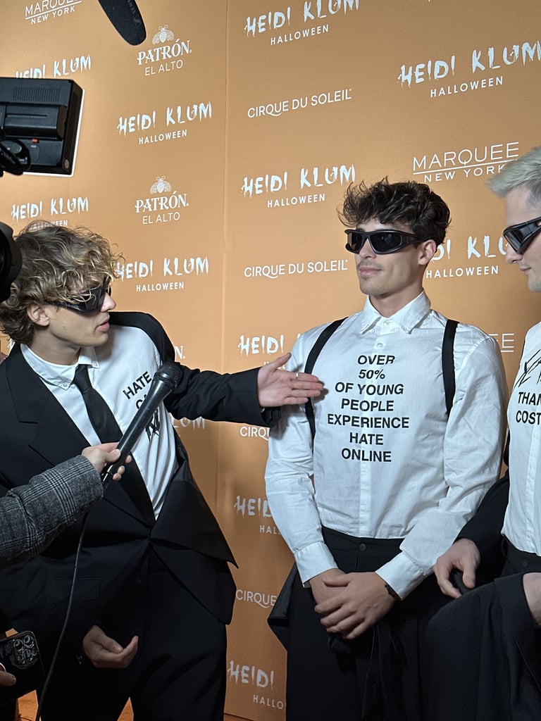 Explaining Costumes at Heidi Klum's Halloween Party