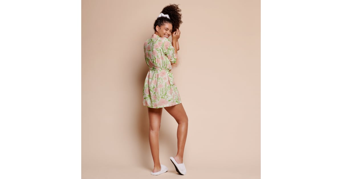 Chrissy Teigen's Ultimate FurLined Floral Robe in In Bloom Chrissy Teigen Released a Chill