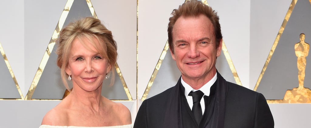 Sting and Trudie Styler at the 2017 Oscars