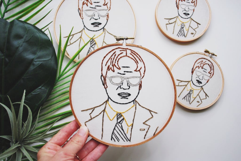 Dwight Schrute Embroidery Hoop