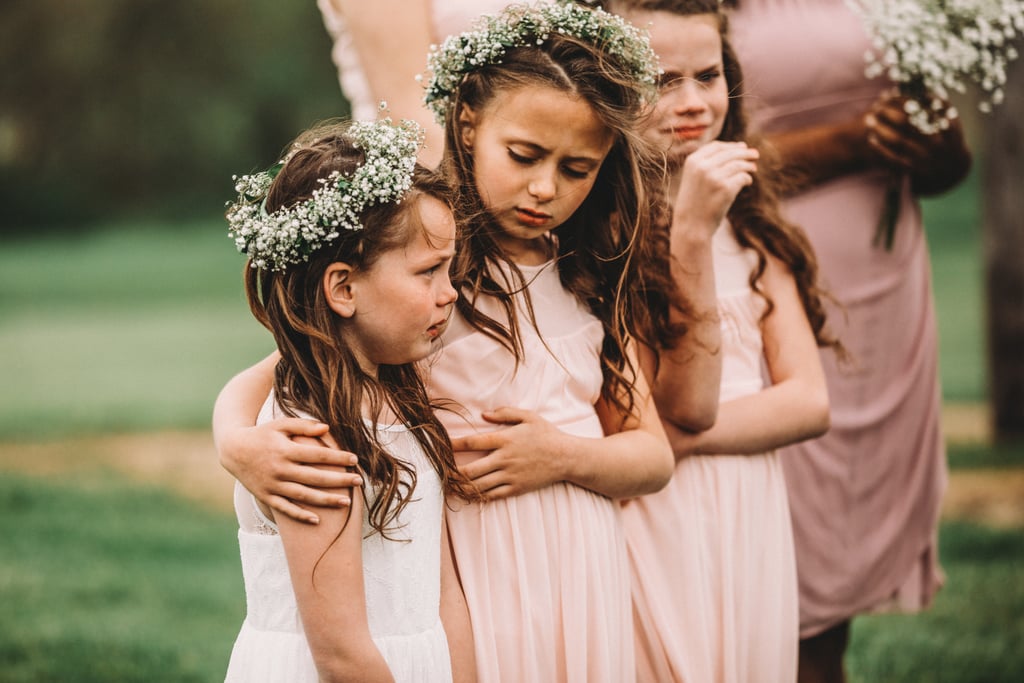 Photo of Girl Crying When Her Mom Gets Married
