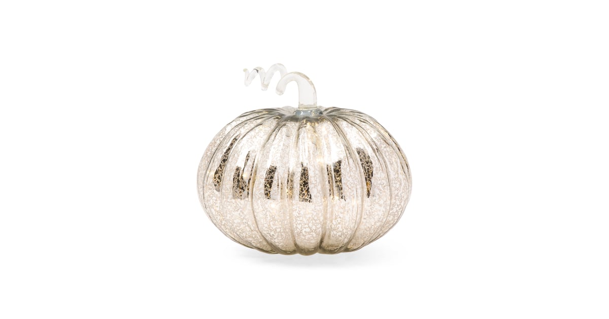 Glass Led Pumpkin Decor | Best TJ Maxx Halloween Decor | POPSUGAR Home