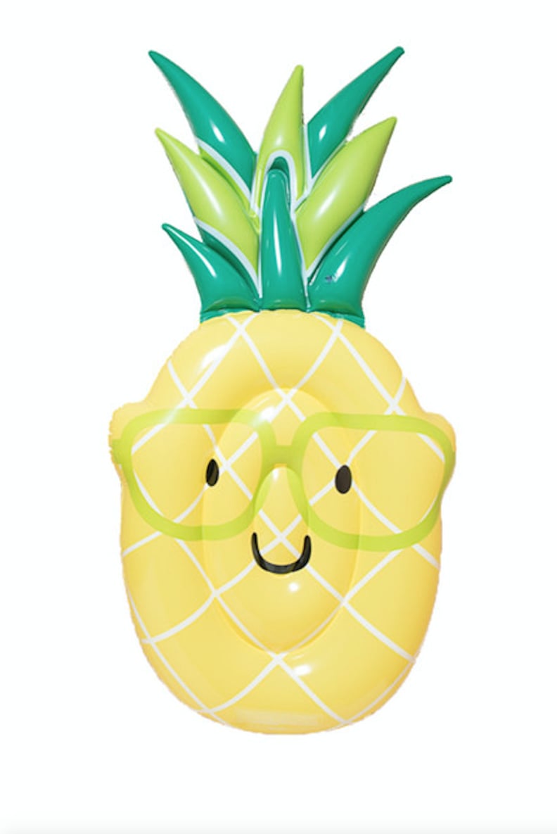 ANKIT HOME Yellow & Green Pineapple Emoji Pool Float