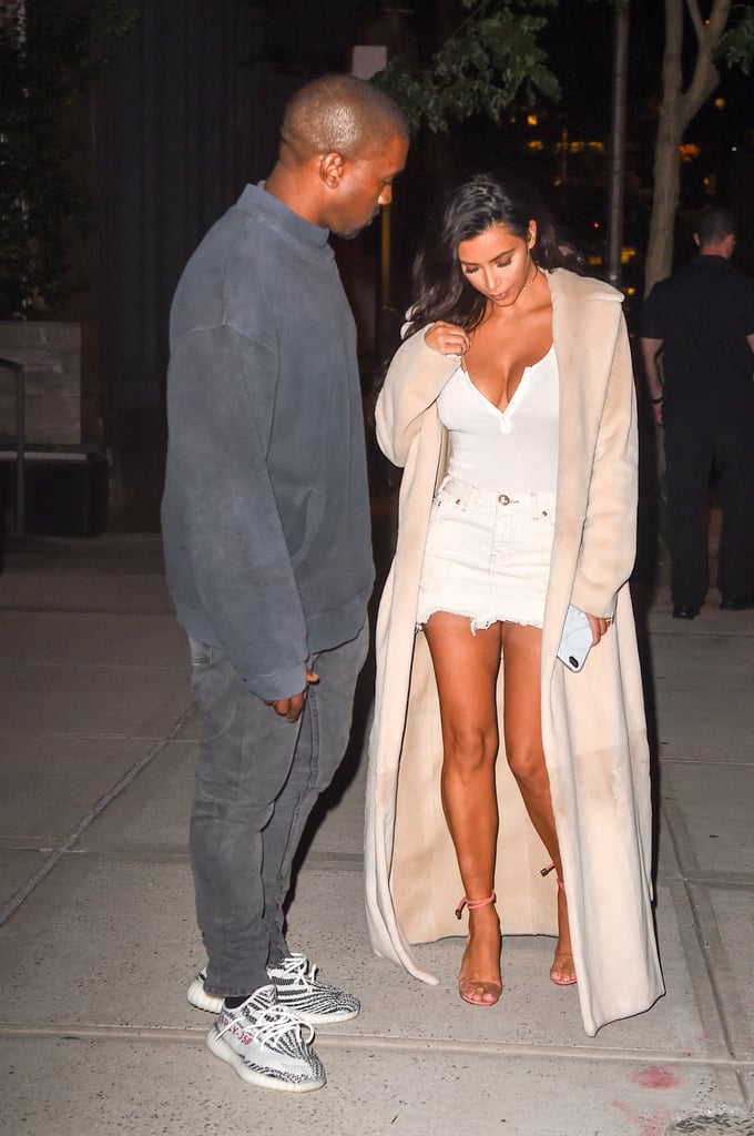 Kim Kardashian and Kanye West Out in NYC August 2016