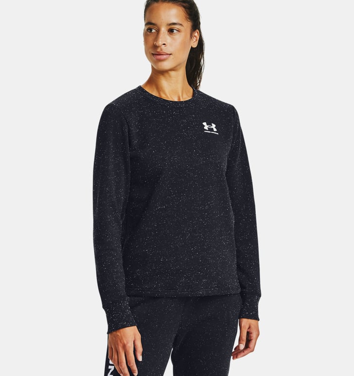UA Rival Fleece LC Crew | Best Long-Sleeve Tops For Trail Cycling ...
