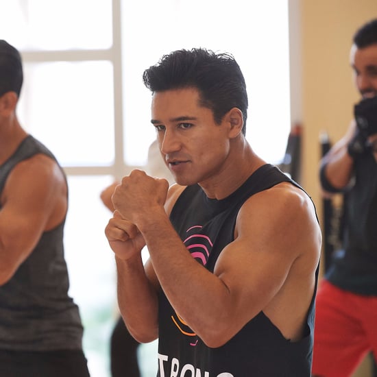 Mario Lopez Doing a Strong by Zumba Workout