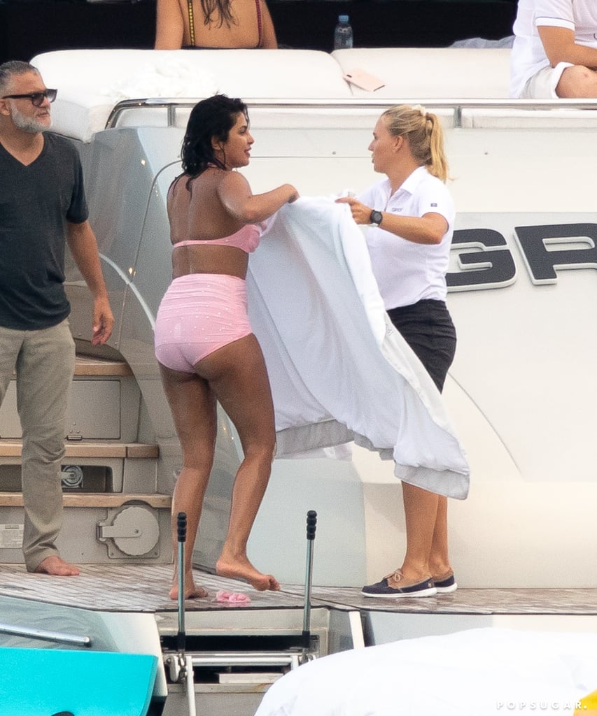 Nick Jonas and Priyanka Chopra in Miami July 2019