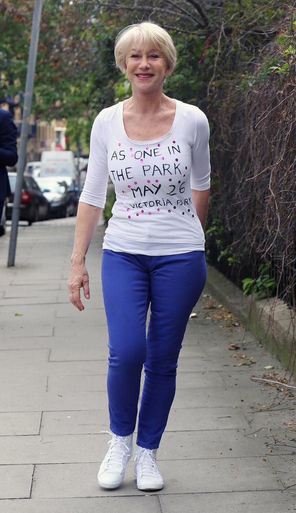 Helen Mirren Healthiest Actresses Over 50 Popsugar Fitness Photo 4