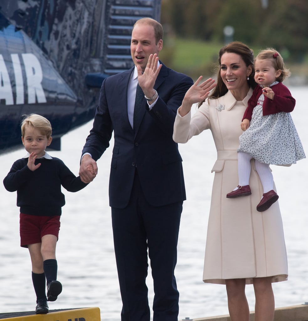 When the Family of 4 Waved at the Crowd