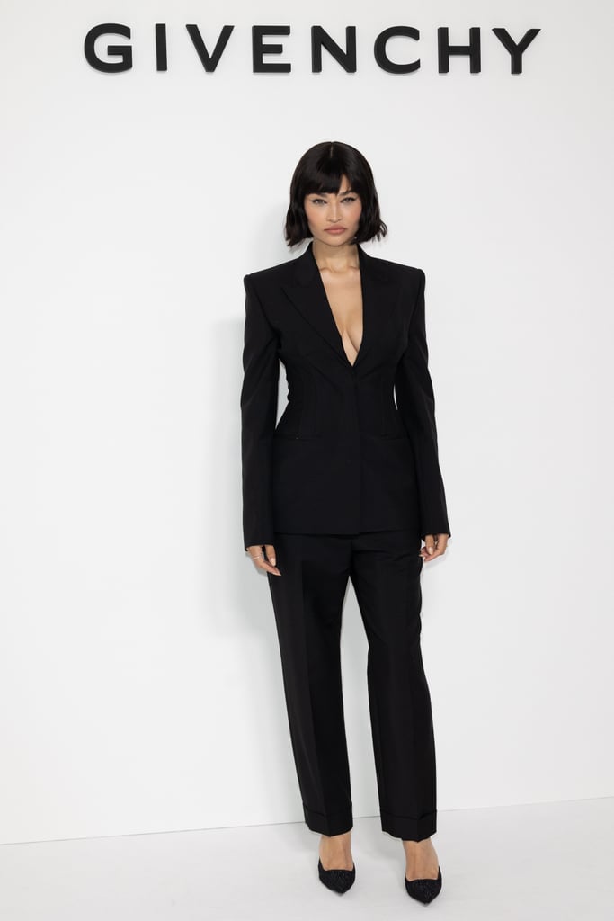Shanina Shaik at the Givenchy Menswear Fall 2023 Show