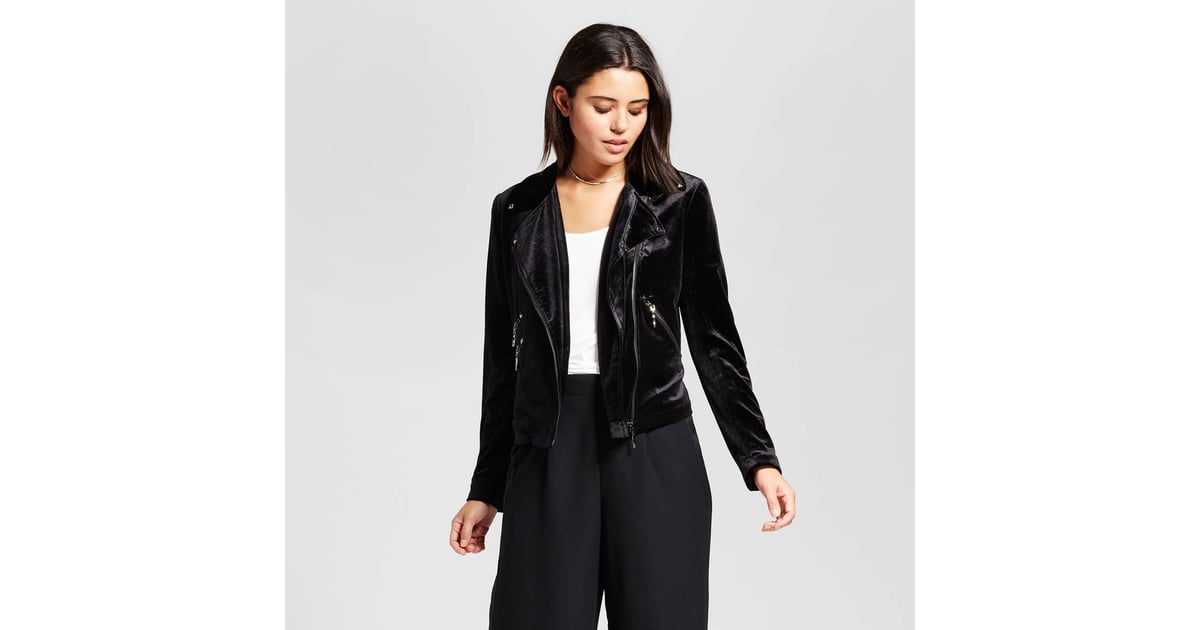 Bagatelle Collection Velvet Moto Jacket Target Clothes Fall 2017