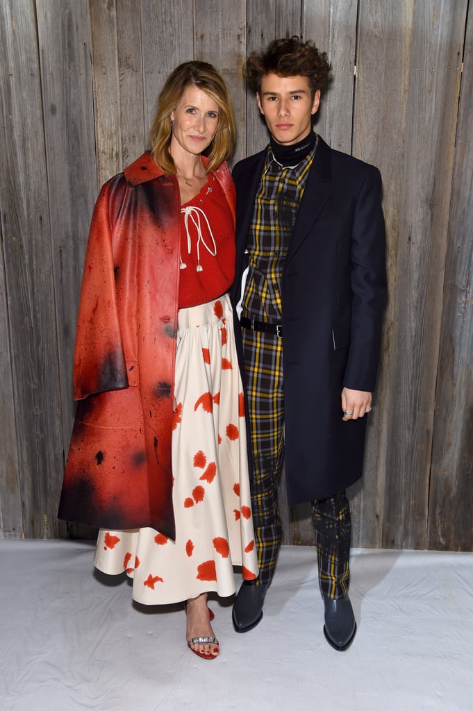 Laura Dern and Son Ellery Harper at Calvin Klein Show 2018