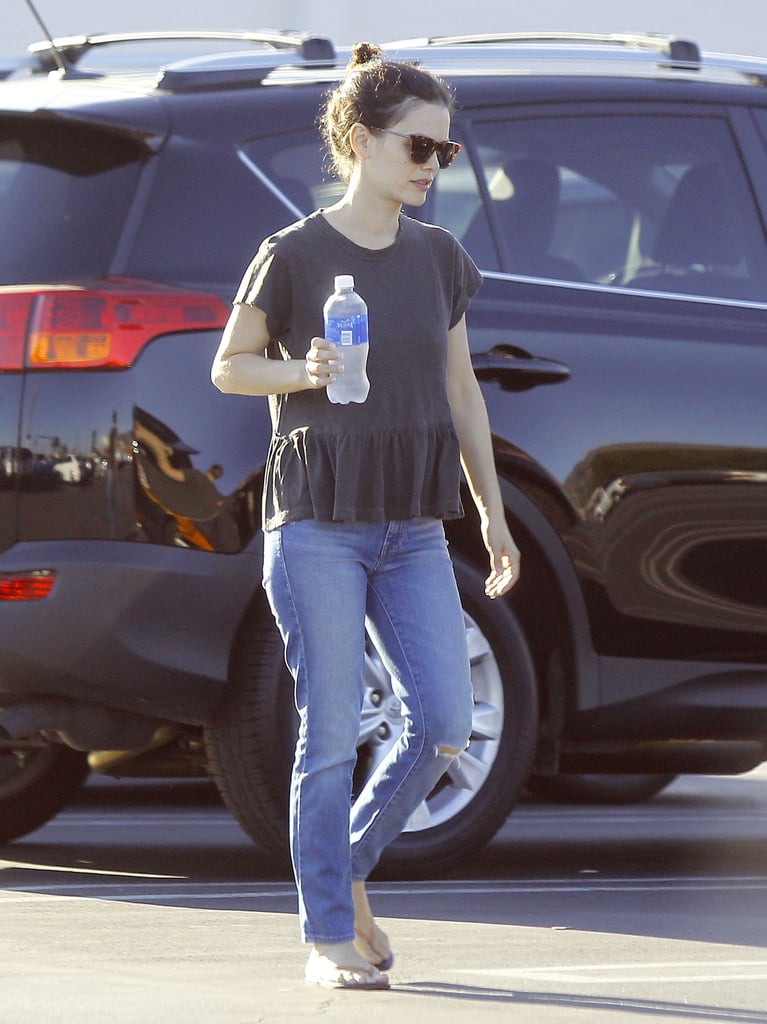 Rachel Bilson and Hayden Christensen at Toys "R" Us