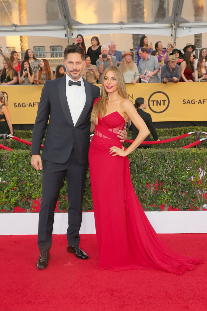 Sofia Vergara and Joe Manganiello at the SAG Awards 2015