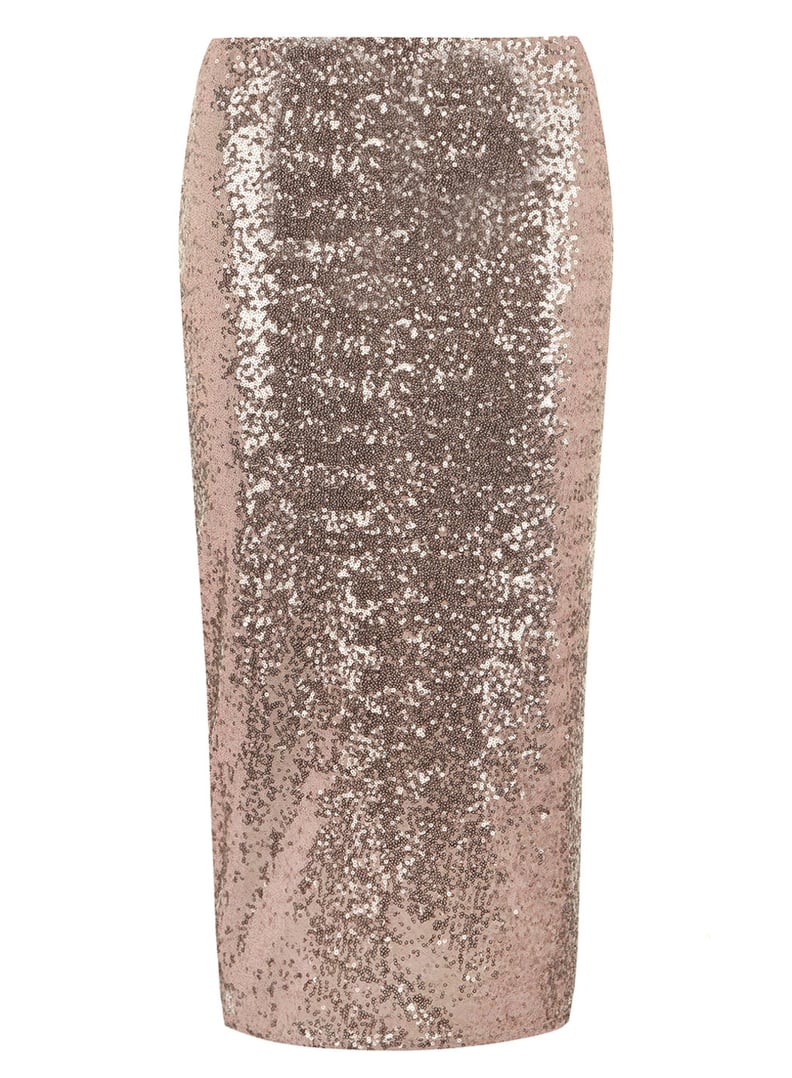 Dorothy Perkins Rose Gold Sequin Skirt