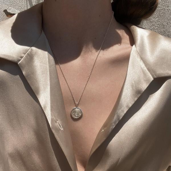 Monbouquette Jewelry Vermeil Helix Necklace