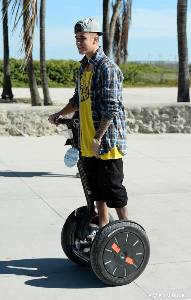 Justin Bieber on Miami Beach Before His Arrest