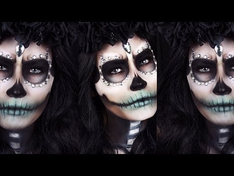 Sugar Skull Makeup Tutorials For Dia De Los Muertos | Popsugar Latina
