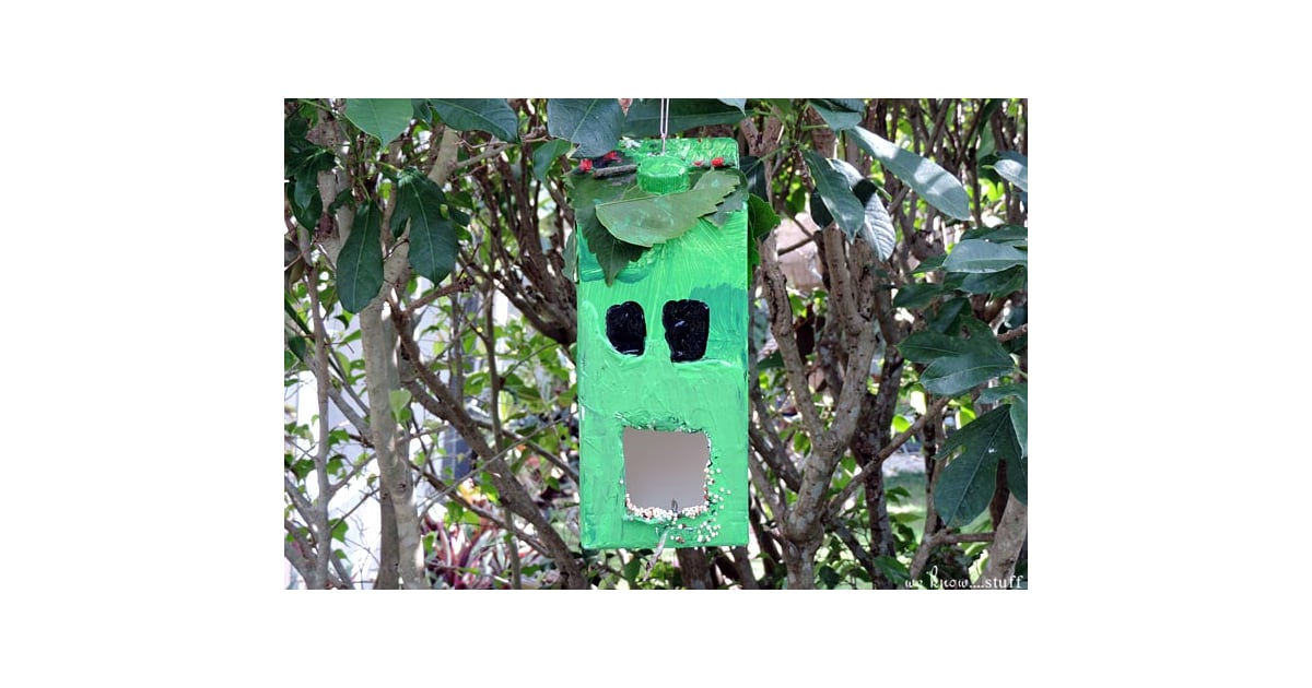 Minecraft Milk Container Bird Feeder 21 Unplugged Kid Activities For Screen Free Fun Popsugar Family Photo 7