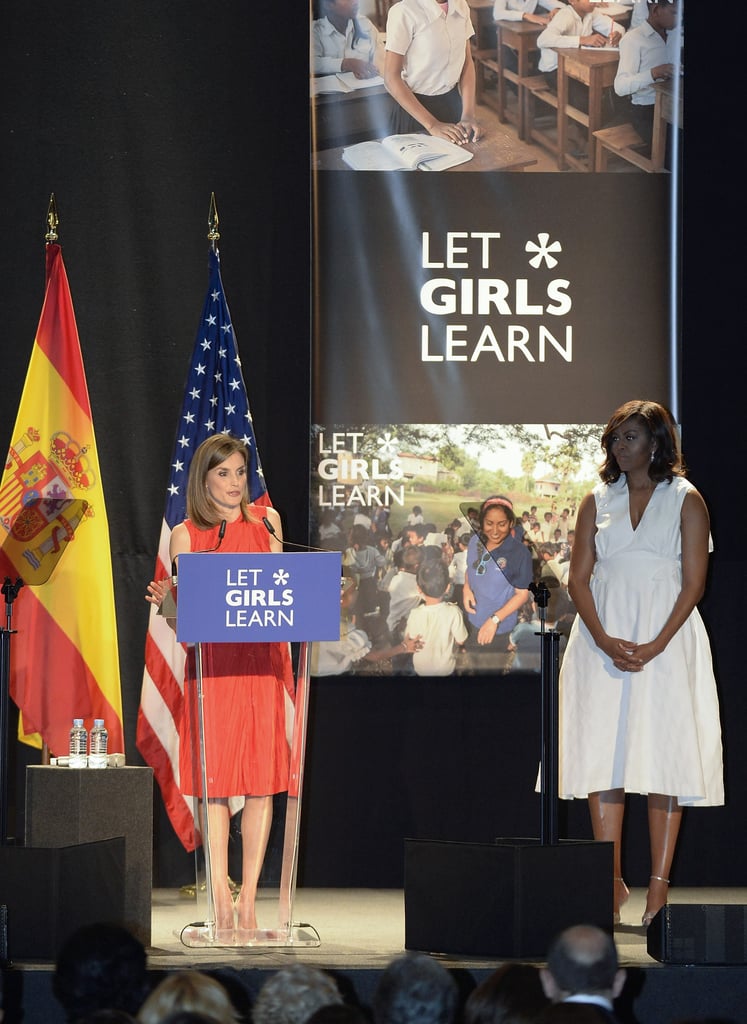 Michelle Obama and Queen Letizia in Spain June 2016