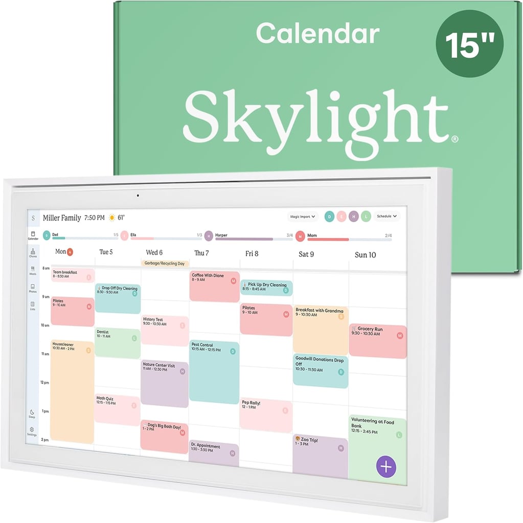 Skylight Calendar: 15-Inch Smart Digital Calendar