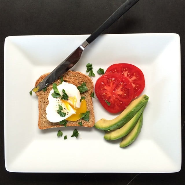 "Good morning, Instagram!" Jen captioned this photo of her healthy breakfast.