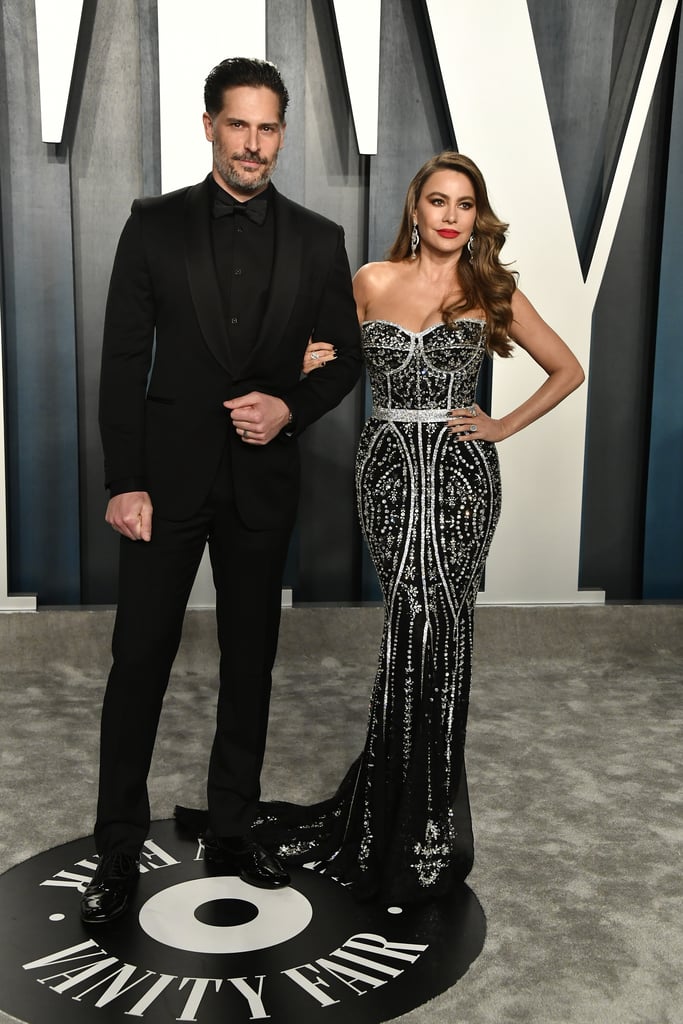 Sofia Vergara and Joe Manganiello at the Vanity Fair Oscars Afterparty 2020