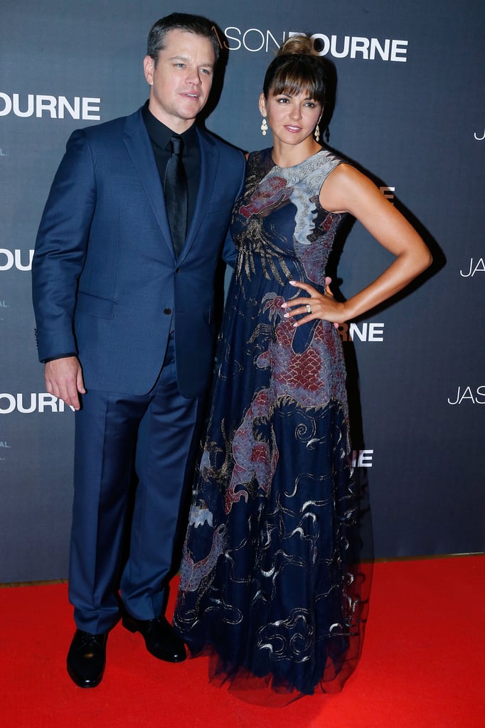 Matt Damon at the Paris Premiere of Jason Bourne July 2016