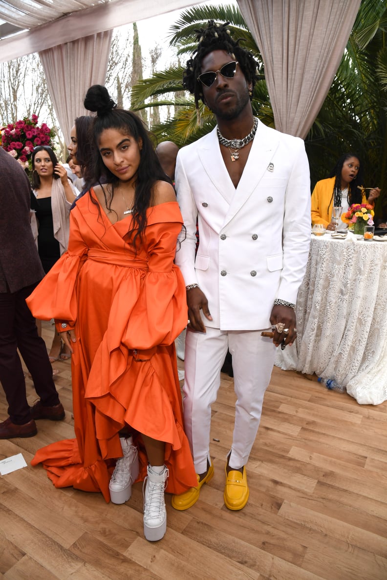 Jessie Reyez and Saint Jhn at the 2020 Roc Nation Brunch in LA