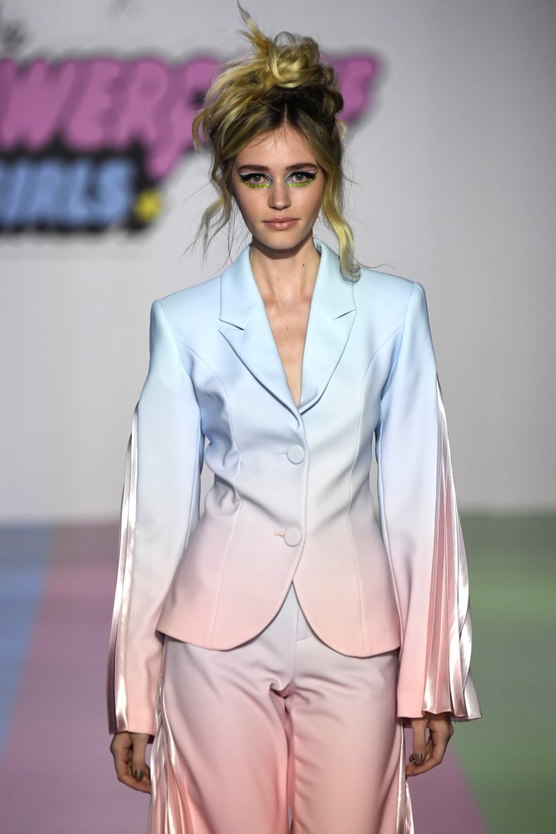 Photos of Kacey's Suit on the Runway