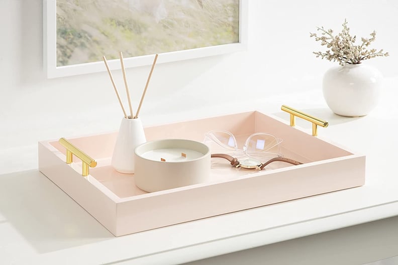 A Pink Decorative Tray