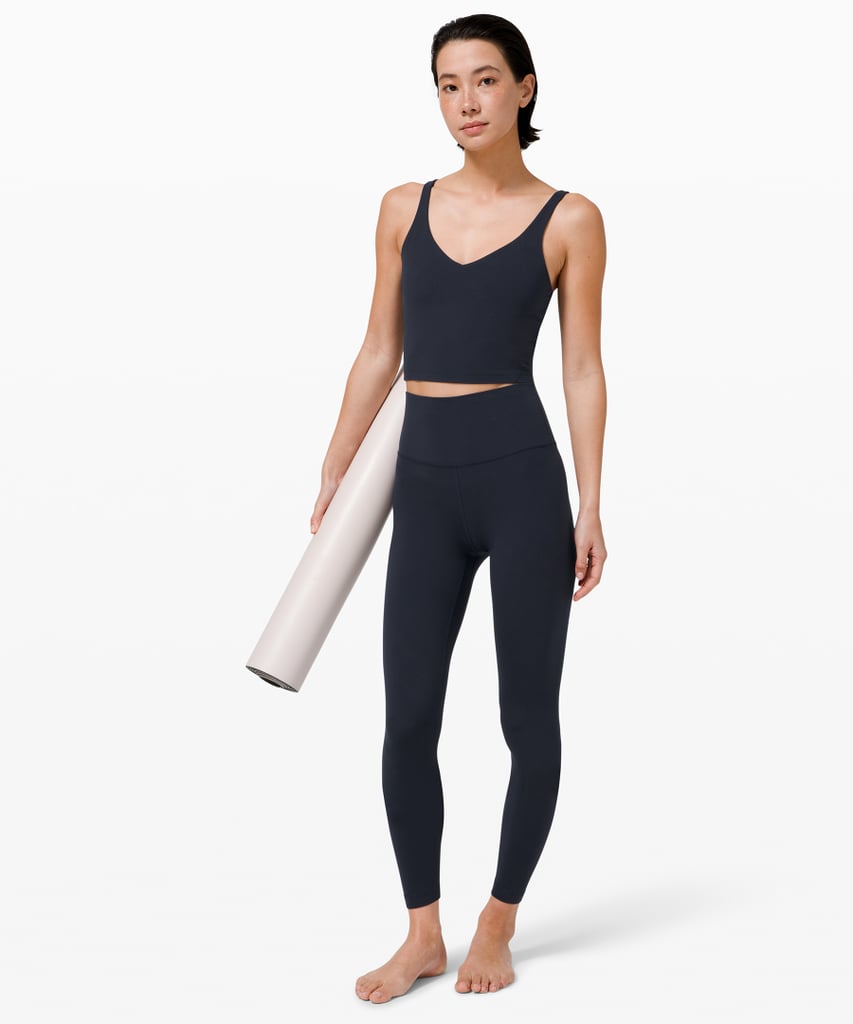 First time wearing a matching set. Align tank (8) + align leggings(6) in  water drop. : r/lululemon