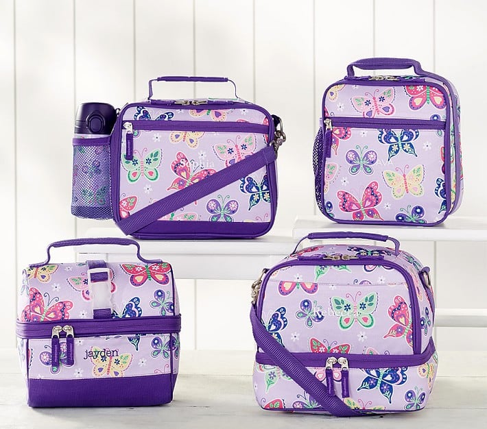 Mackenzie Lavender Butterfly Lunch Bags