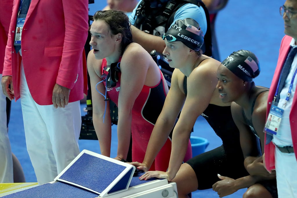 Katie Ledecky in the 4x200m Free Relay