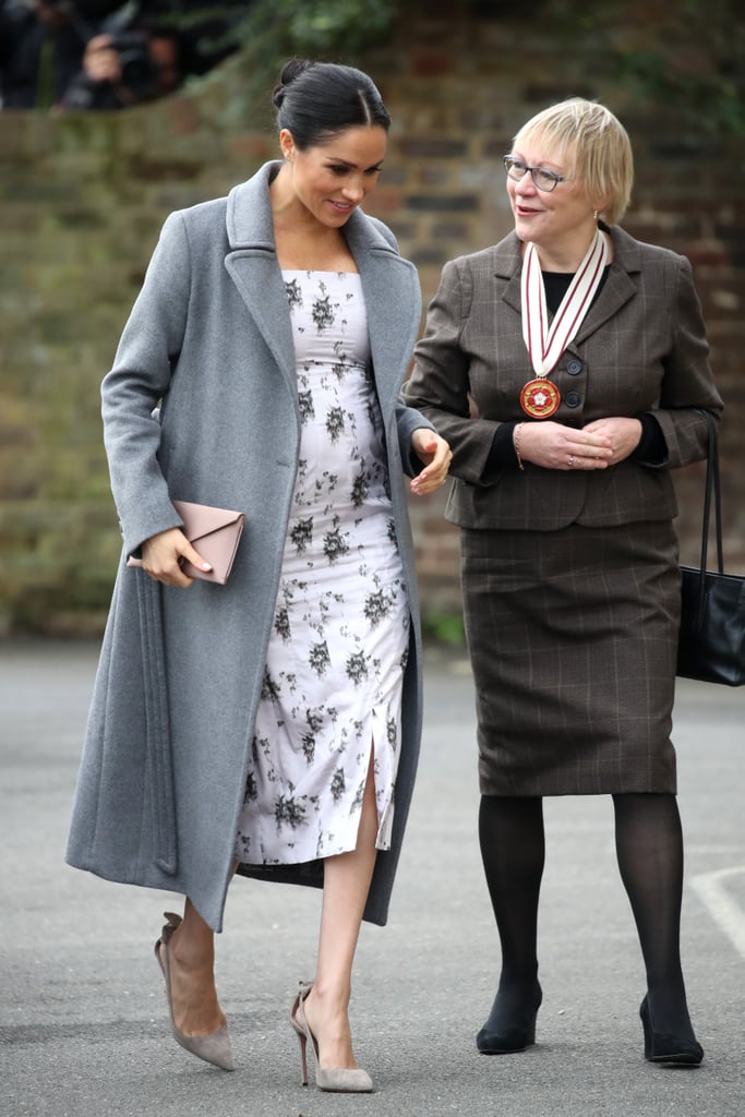 Meghan Markle's Gray Coat 2018