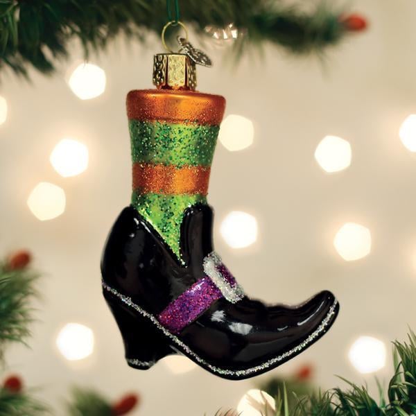 Old World Christmas Witch's Shoe Ornament