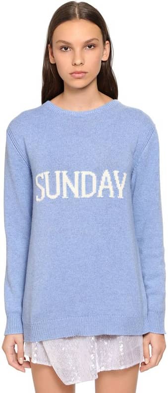 Alberta Ferretti Days of the Week Sweaters POPSUGAR Fashion