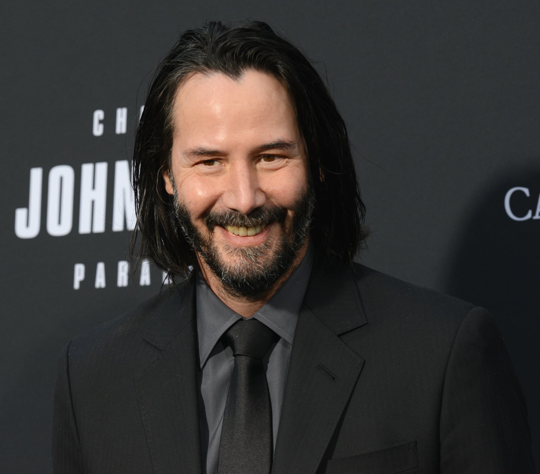 Pictures Of Keanu Reeves Smiling Popsugar Celebrity