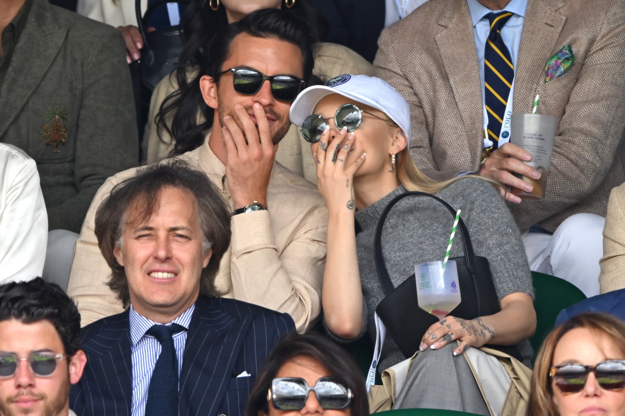 Ariana Grande Favors Grey Tones at Wimbledon 2023 Final