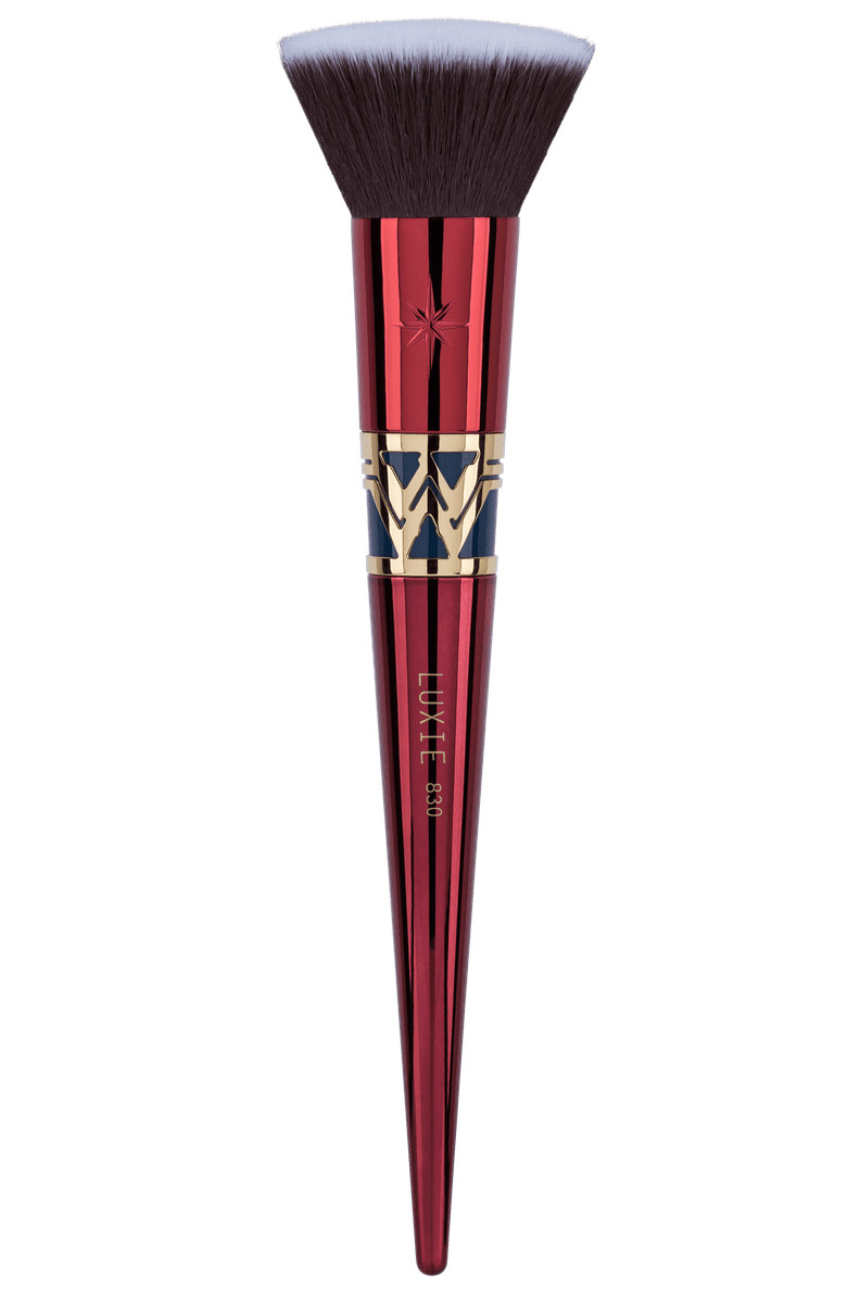 Luxie Wonder Woman Face Brush Set 830 Flat Kabuki