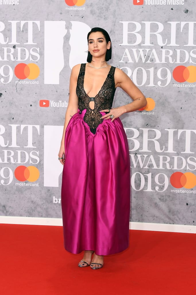 Dua Lipa's Christopher Kane Dress at the 2019 Brit Awards