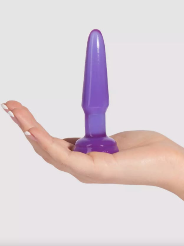 Lovehoney Basics Slimline Butt Plug ($13)
Looking to incorporate some bum fun into your sex life? This butt plug has over 1,800 positive customer reviews, many of which describe the butt plug as a great starter toy for beginners. Thanks to its slim design, this toy offers a less intimidating approach to anal play. Pair it with a generous amount of a water-cased lube for maximum comfort.