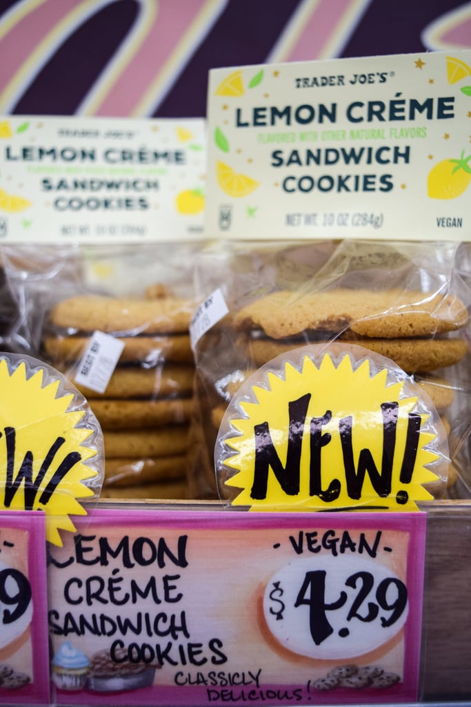 Trader Joes Lemon Creme Sandwich Cookies 4 Best New Trader Joes Products 2019 Popsugar 2009