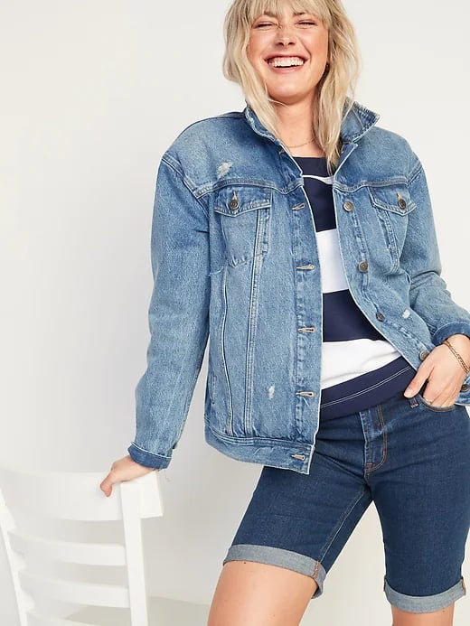 Old navy boyfriend jean shorts on sale