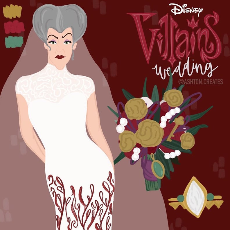See Your Favorite Disney Villains as Brides in This Artwork | PS Smart  Living
