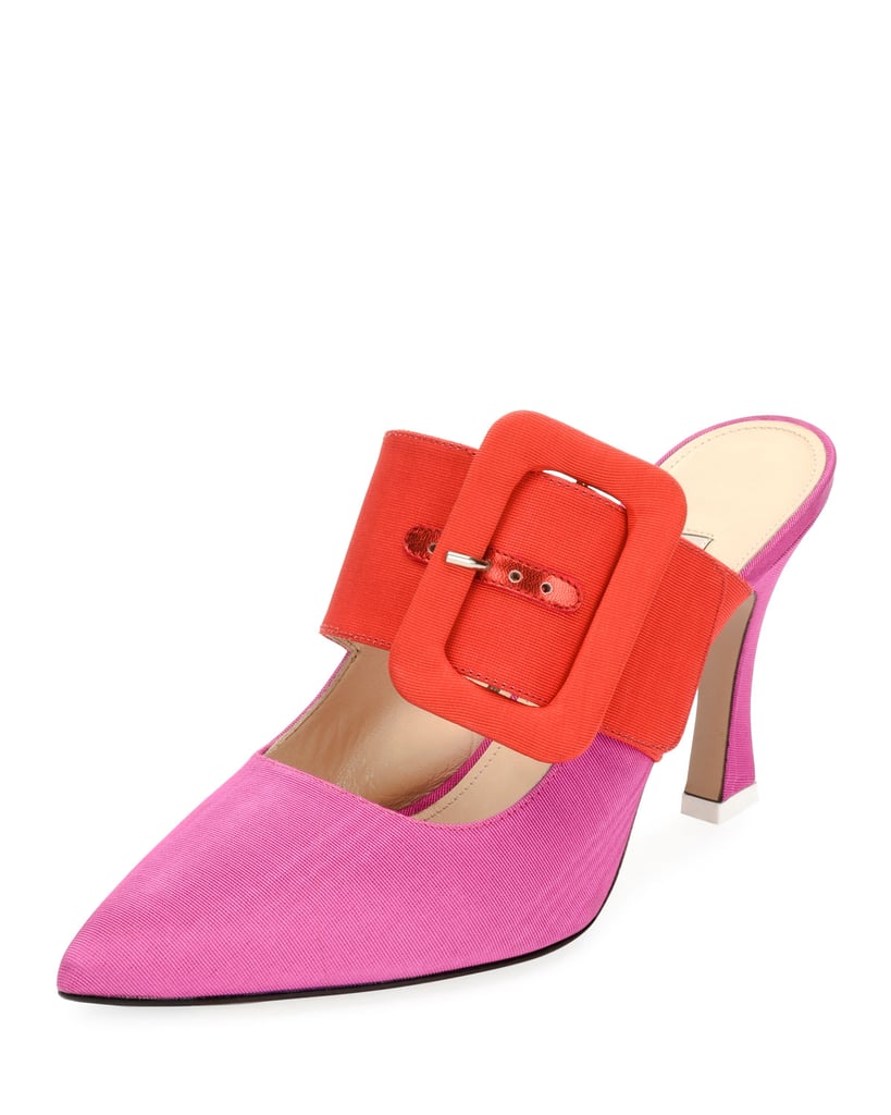 Attico Chloe Buckle Strap Mule Pump